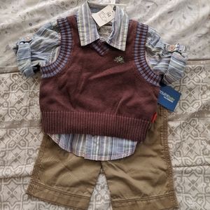 OSHKOSH 3 PIECE SET FOR BABY BOY 3 MONTHS